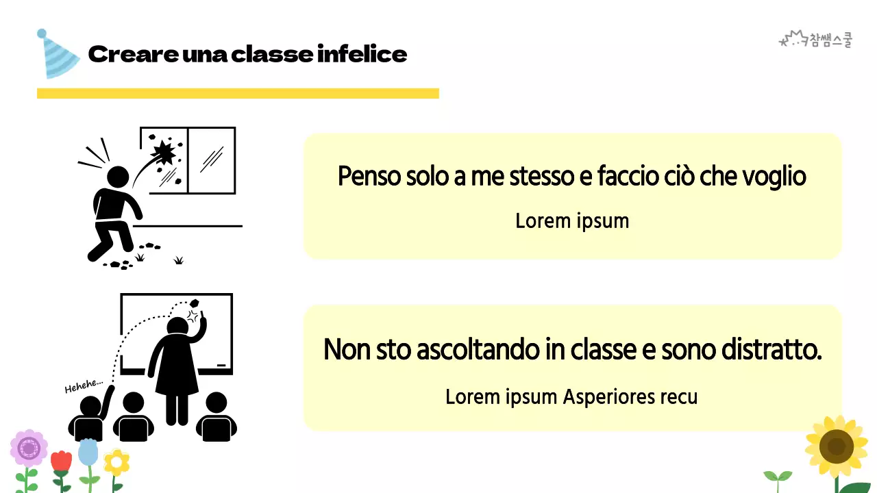 Creare una classe felice per l'istruzione elementare