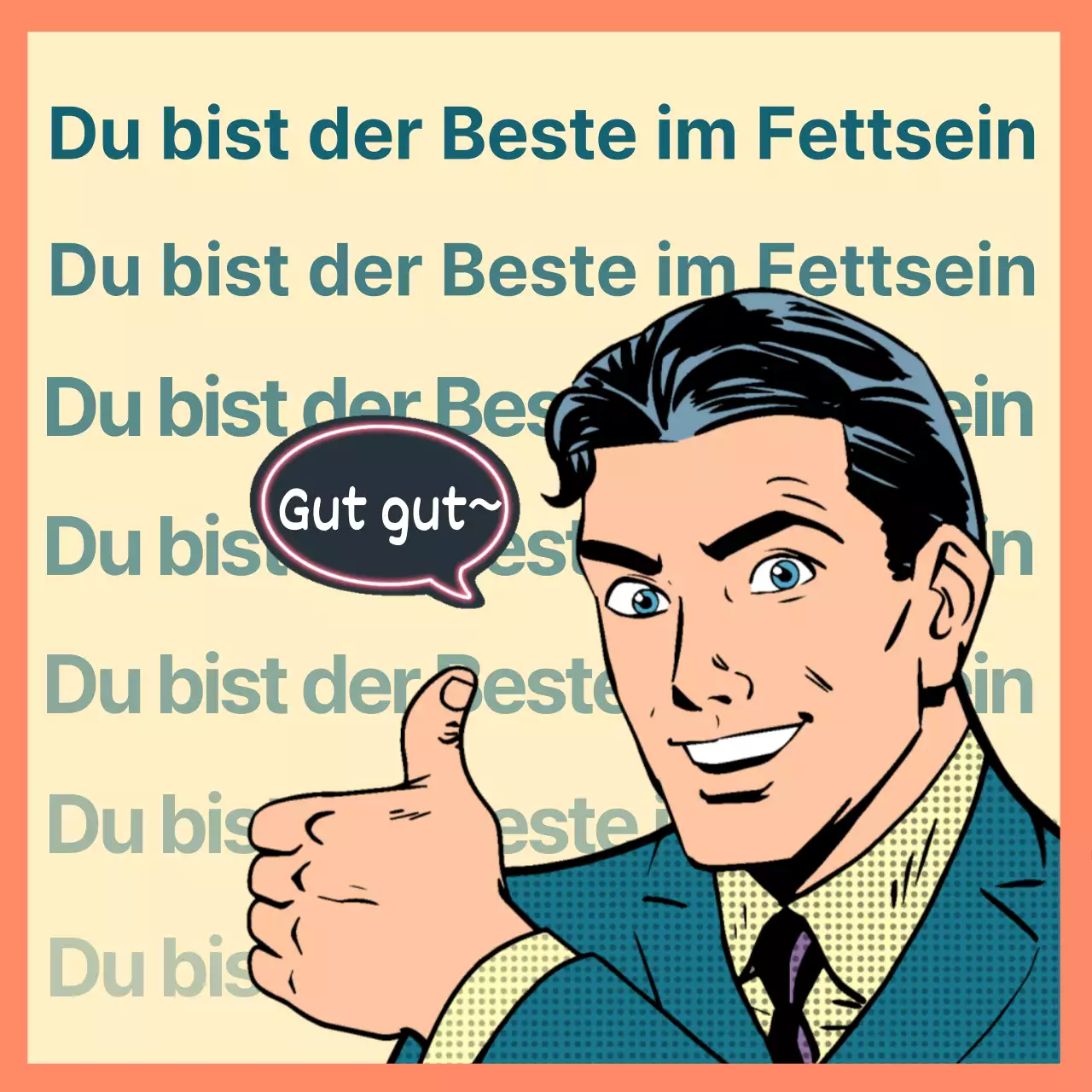 Comic-Diät Squeeze in Orange