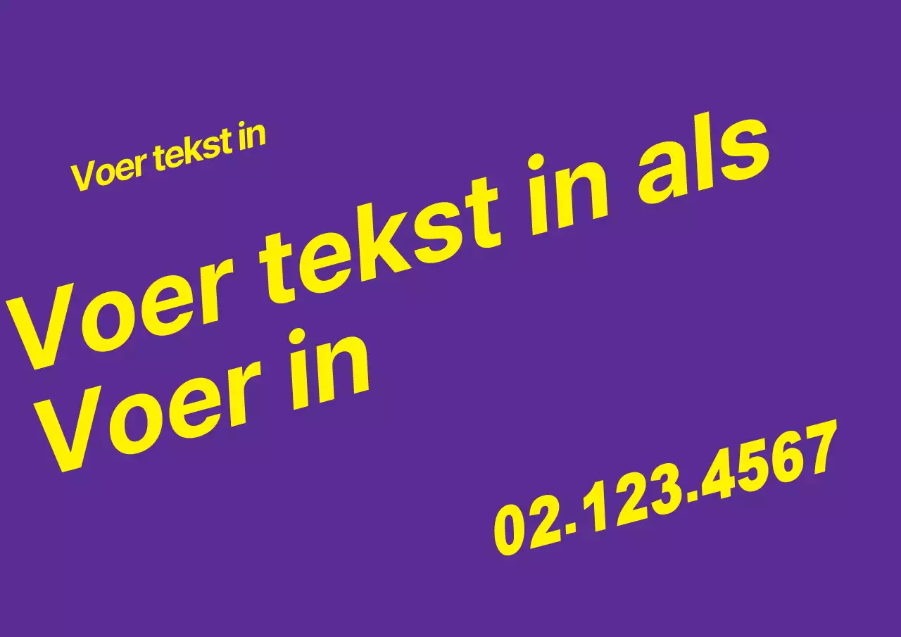 TekstInvoer_Garoposter