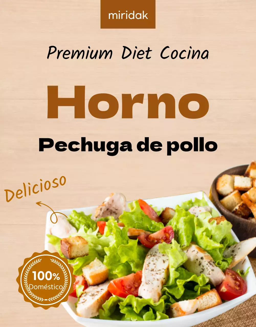 Pechugas de pollo Brown's Diet detail page