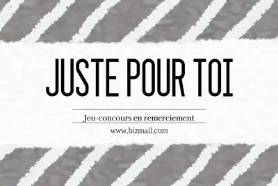 En guise de remerciement