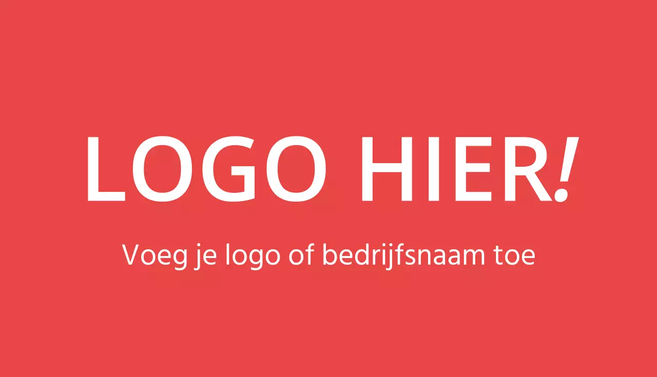 Horizontale visitekaartjes