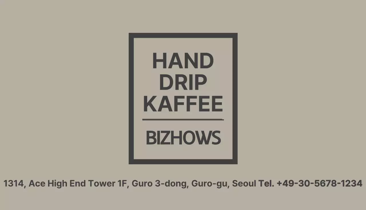 Hand Drip Cafe