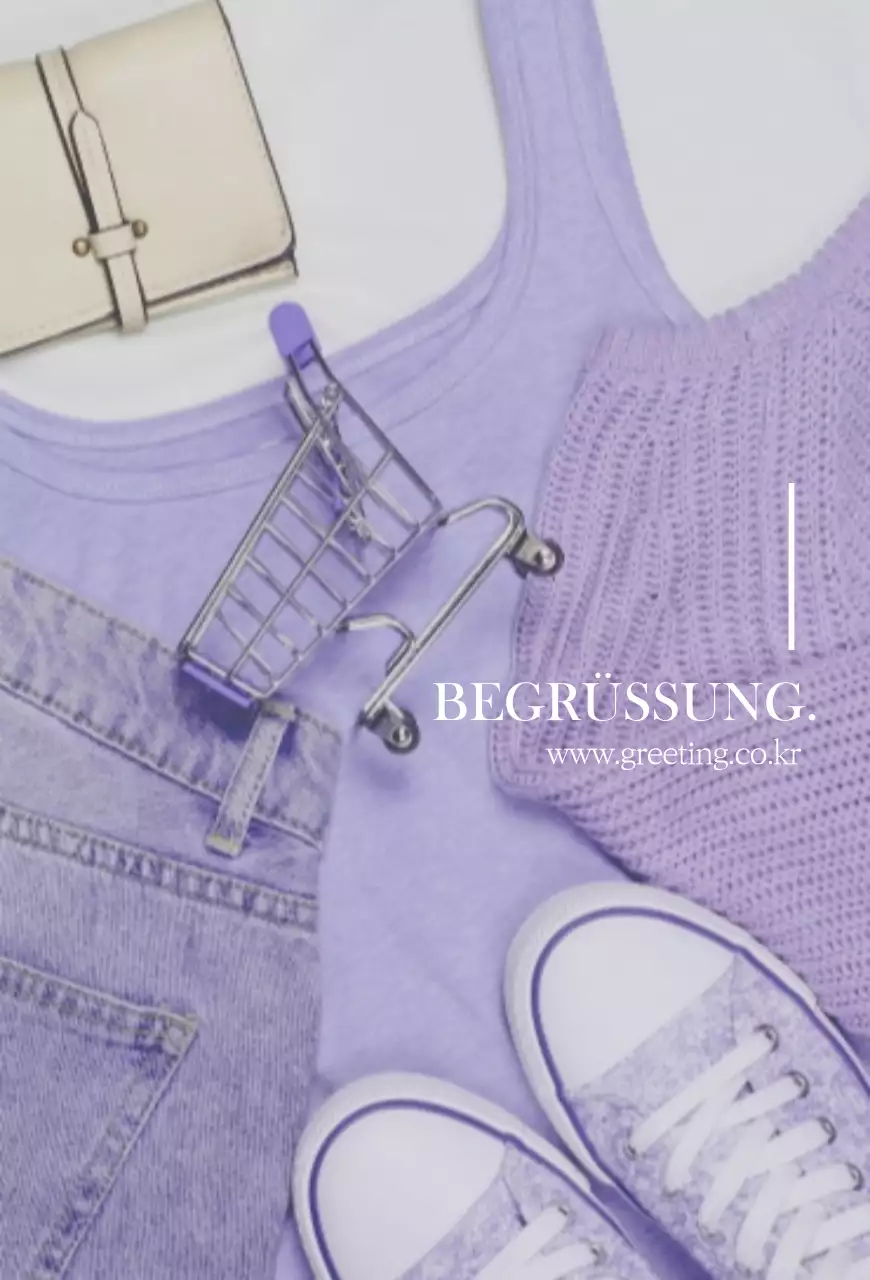 Mauve Einkaufszentrum Geschenkkarte Postkarte