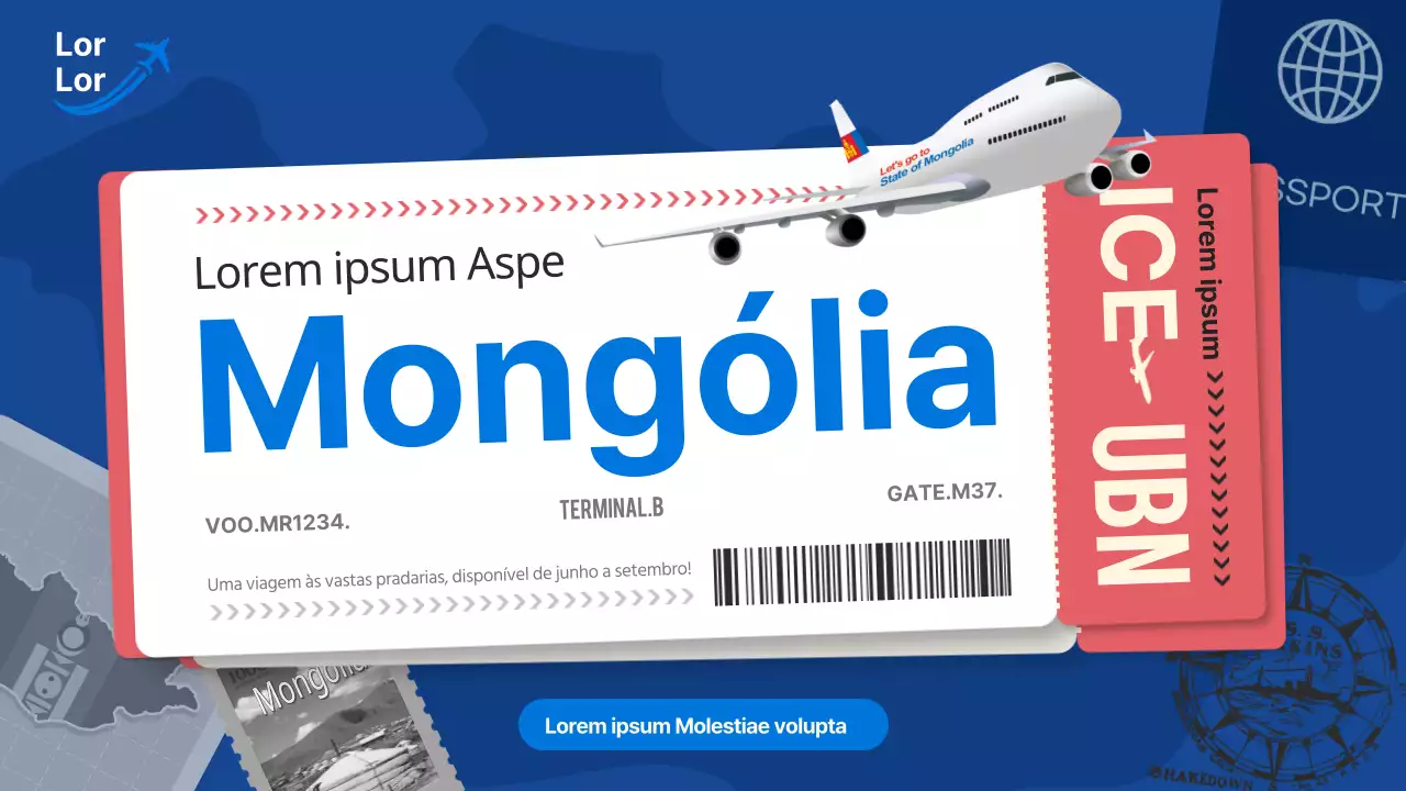 Um guia para a Mongólia, um destino da moda em azul e vermelho