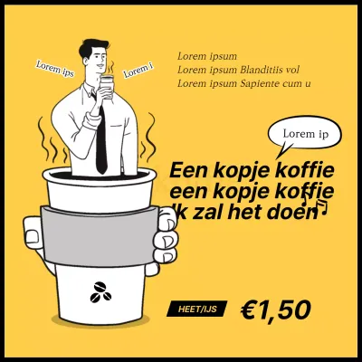 Yellow Pisik University's parodie op barista Choi Joon Choi Korting koffie-evenement