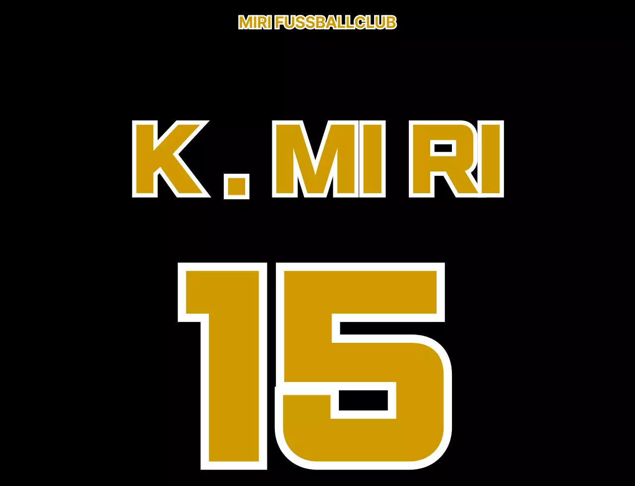 Mitgliedschaft Fußball Weste mit schwarz und gold Bär Illustration Fußball-Club-Logo