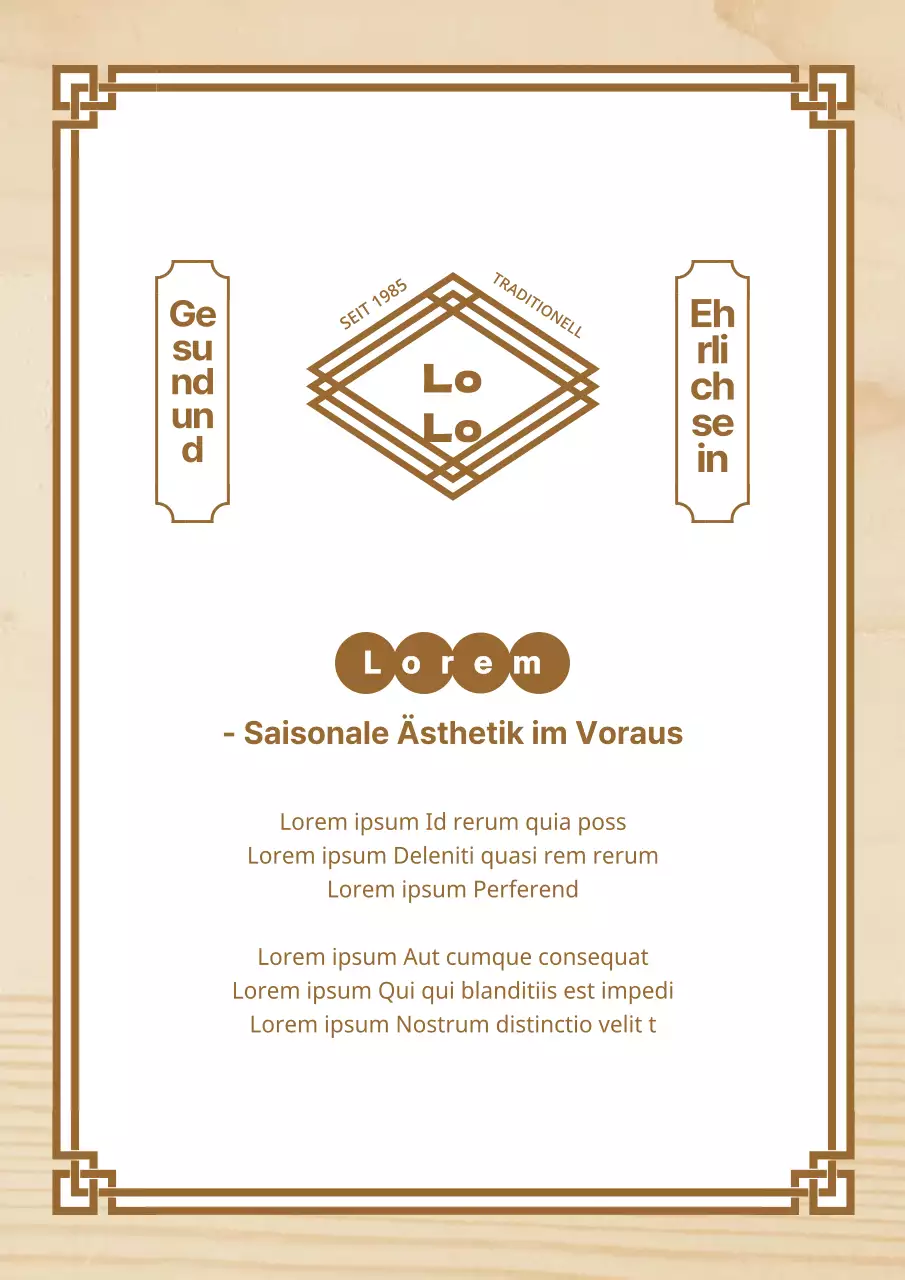 Jahreszeitliche Ästhetik