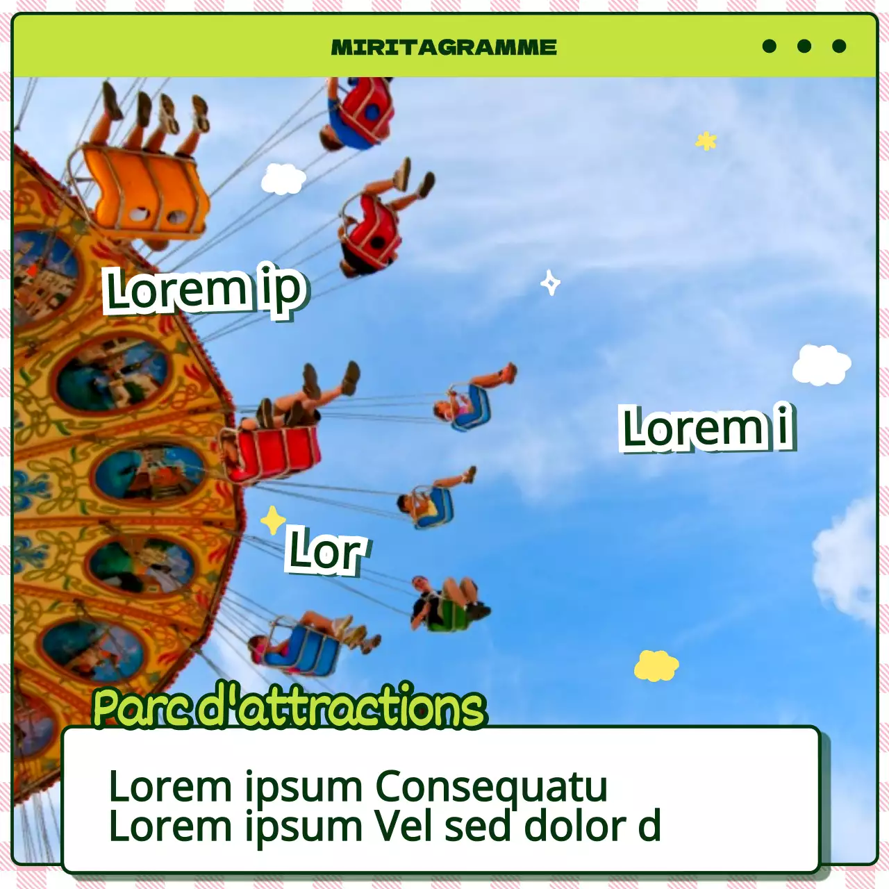 Liste de cocktails illustrée sur le thème du taku