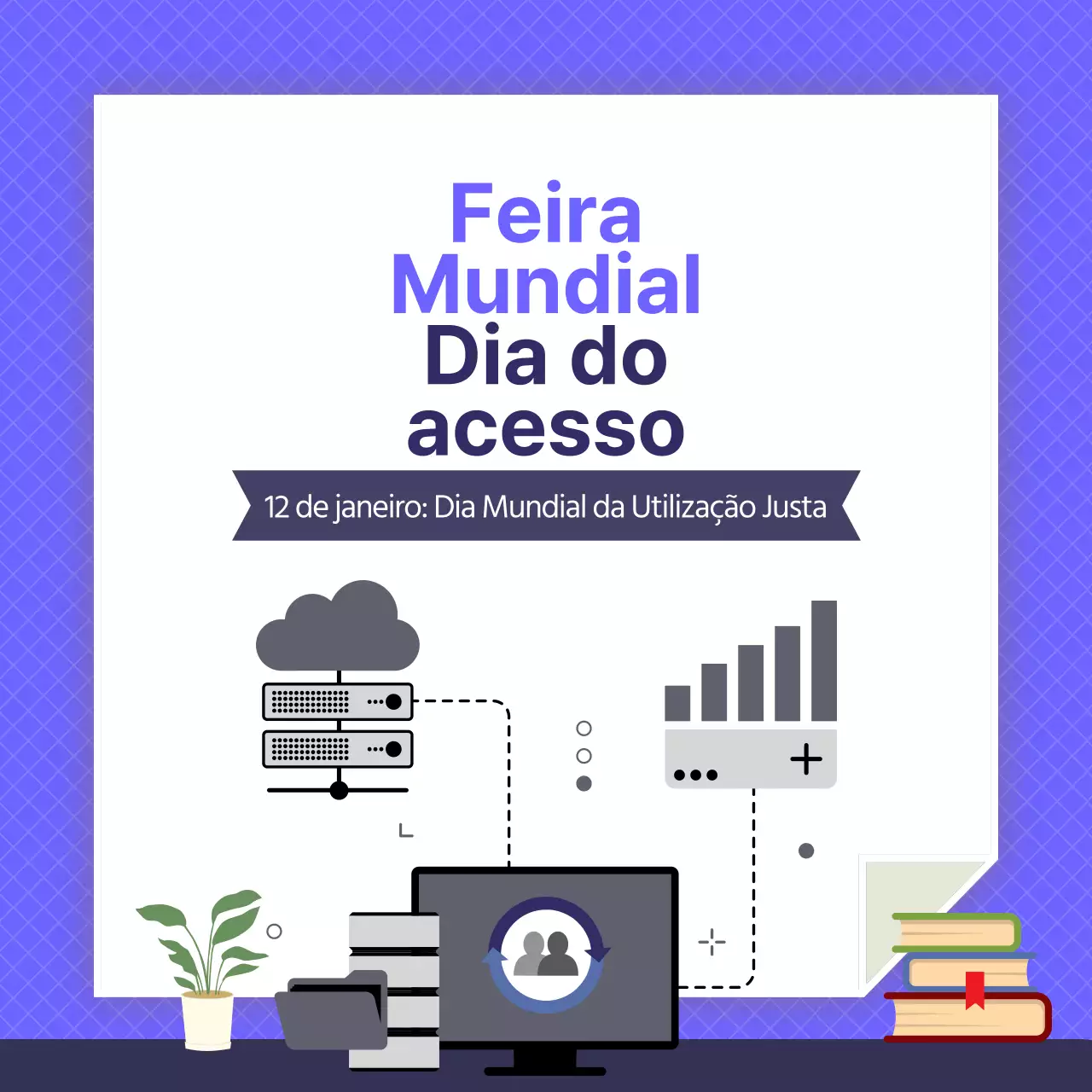 Cartão do Dia Mundial da Feira DucasseNews Design