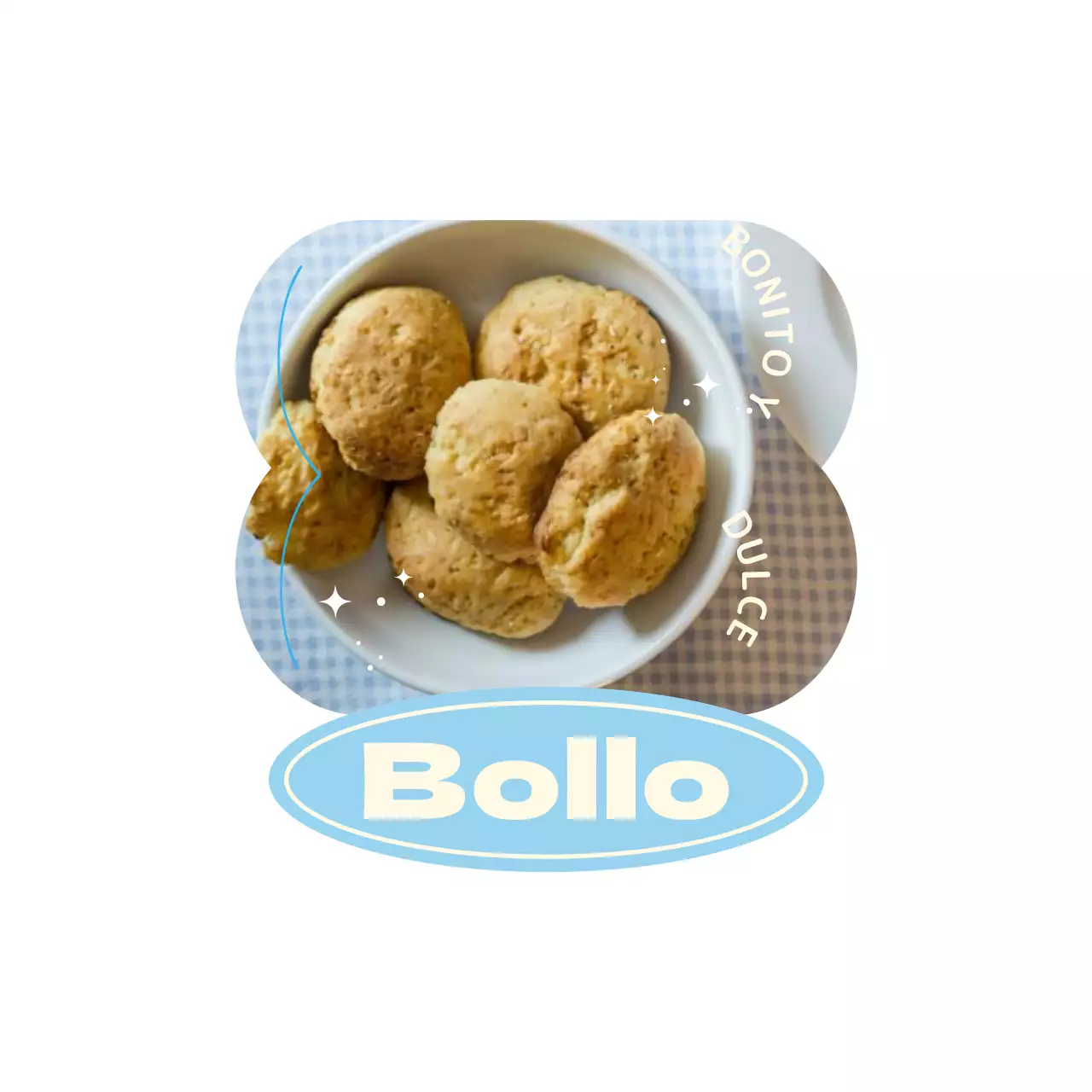 Para guiarle a través de la carta de postres con bonitos y coloridos conceptos