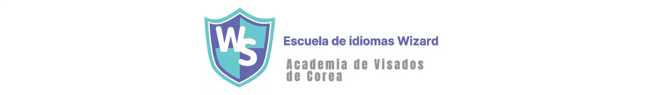 Logotipo sencillo y moderno en color menta y morado para promocionar una academia