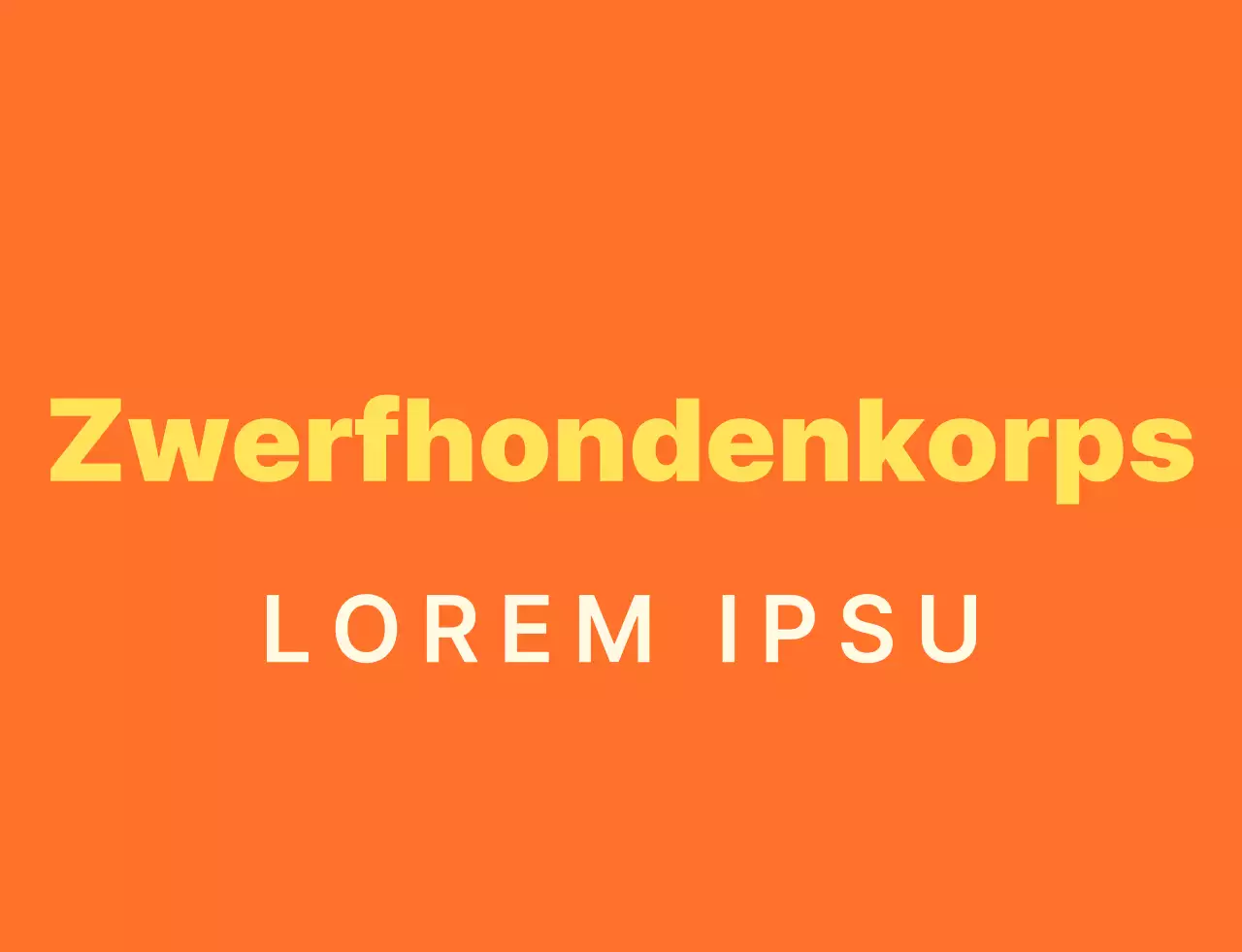 Eenvoudig hartvormig logo in oranje en felgeel Outreach-centrum organisatie