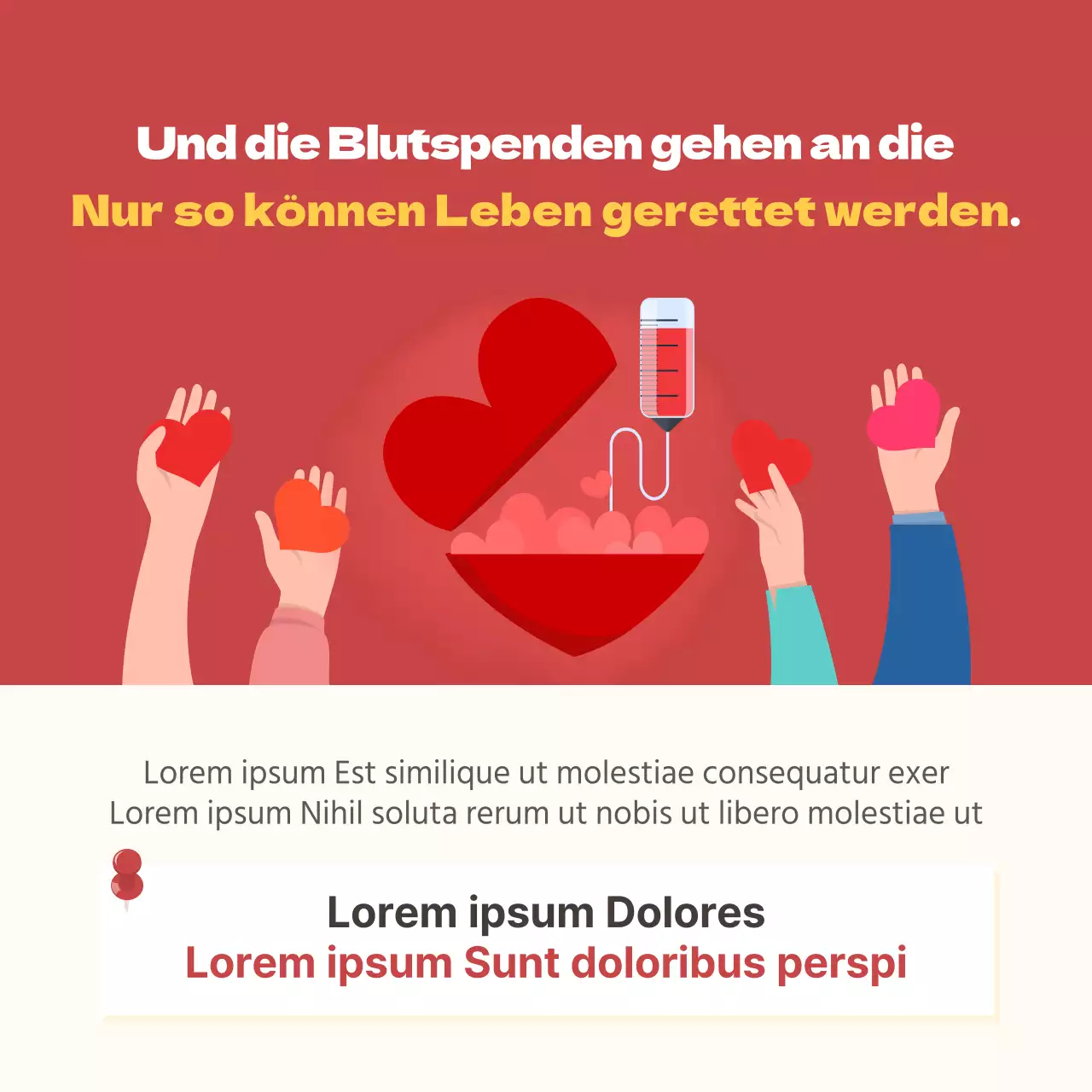 Dooclass Weltblutspendertag Karte News Design