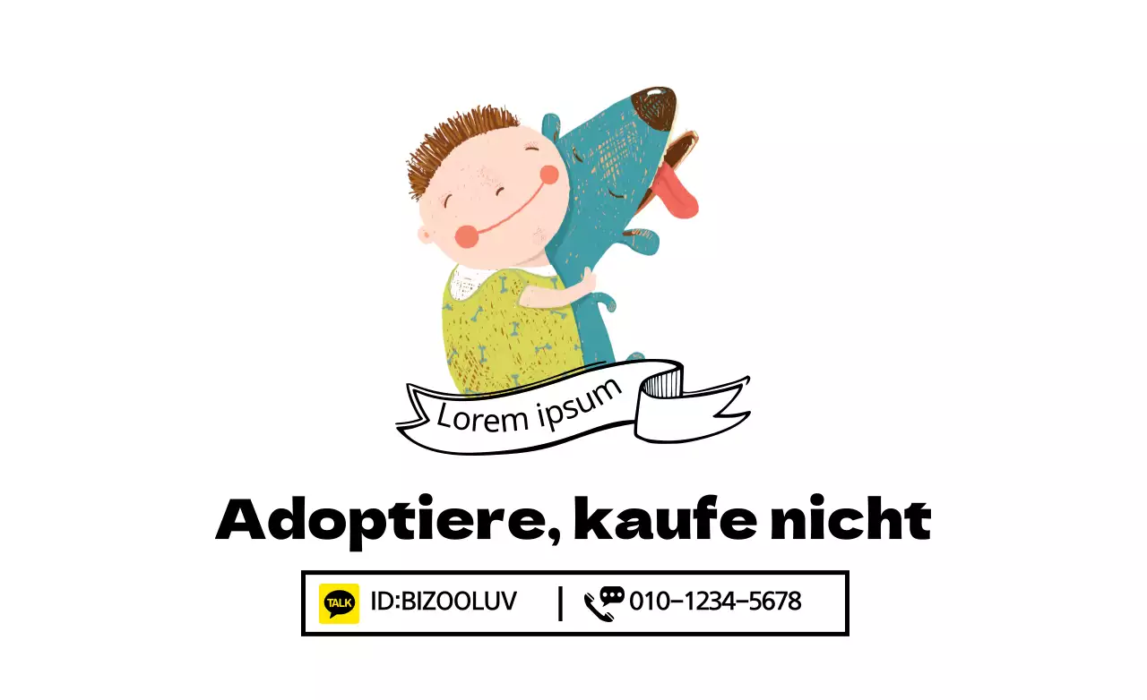 Nicht kaufen, adoptieren