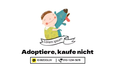Nicht kaufen, adoptieren