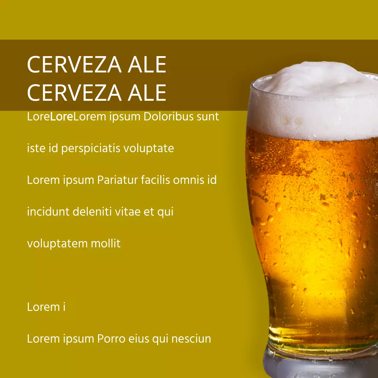 Cerveza