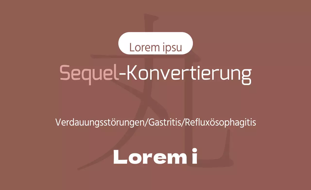 Sequel-Konvertierung