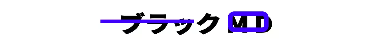 黒と白のネイビーブルーのシンプルでヒップなテキストロゴスタイルのスタジオ販促・プロモーション用