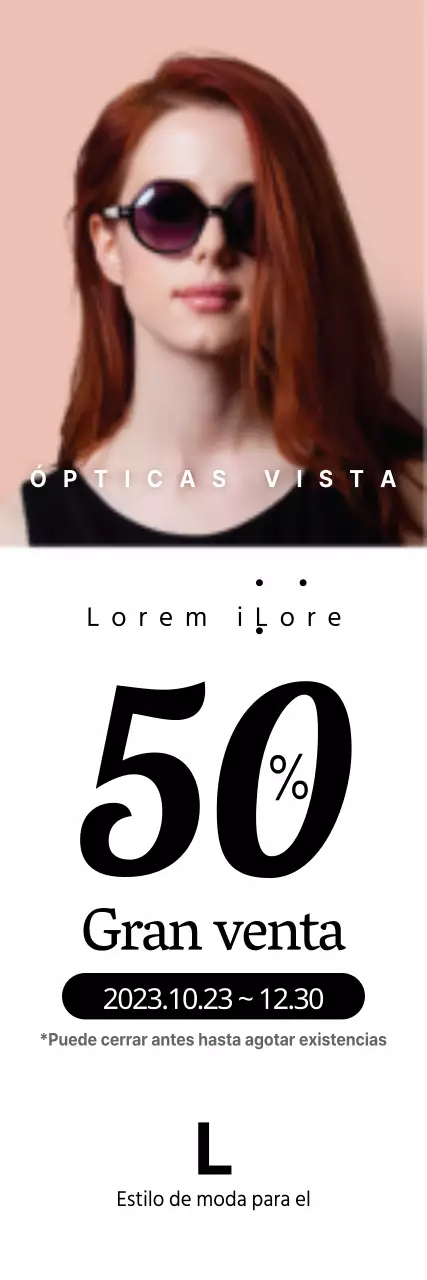 Rebajas en gafas