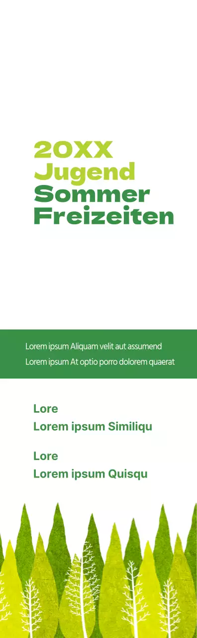 Informationen zur Sommerfrische der Kirche in Lindgrün und Grün