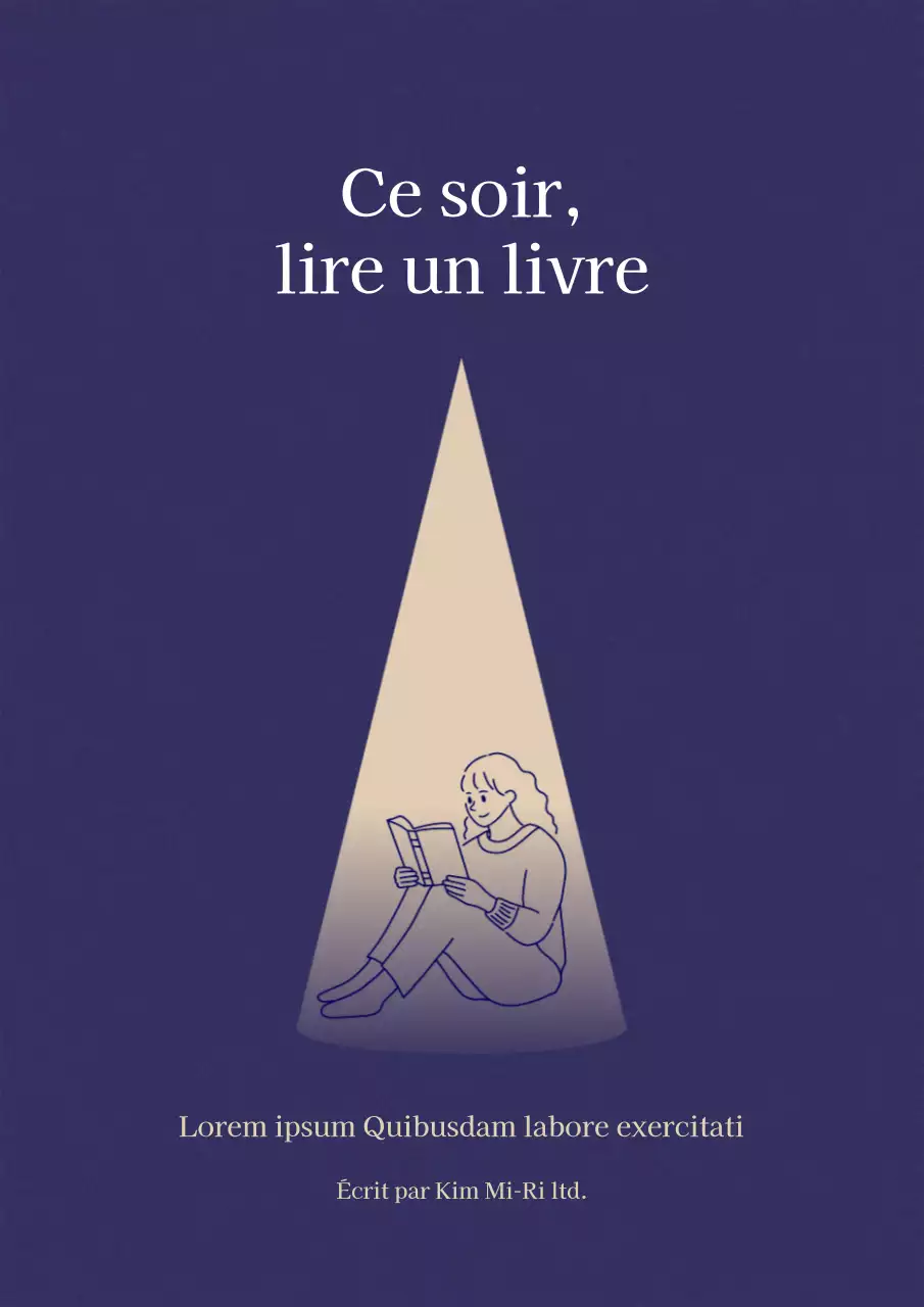 Contenu de l'essai de lecture violet et simple