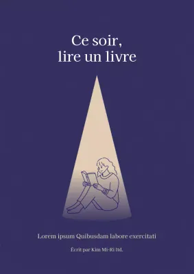 Contenu de l'essai de lecture violet et simple