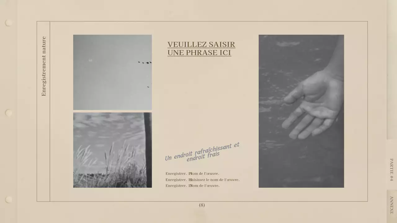 Un livre photo rétro beige, d'inspiration vintage.