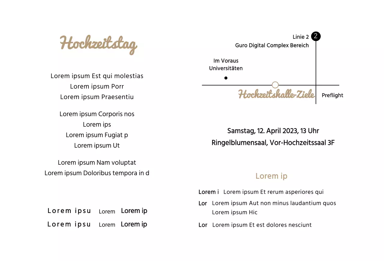 Einfache geviertelte Bilderrahmen Hochzeitseinladung in Beige und Schwarz