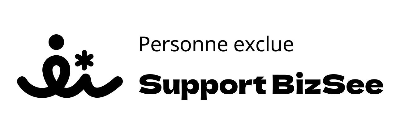 Faites la promotion de votre service d'assistance du secteur public avec un logo noir et simplifié représentant un symbole humain.