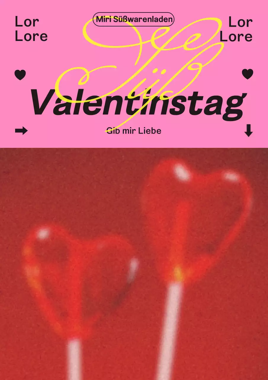 Weißer Tag in Rosa und Rot