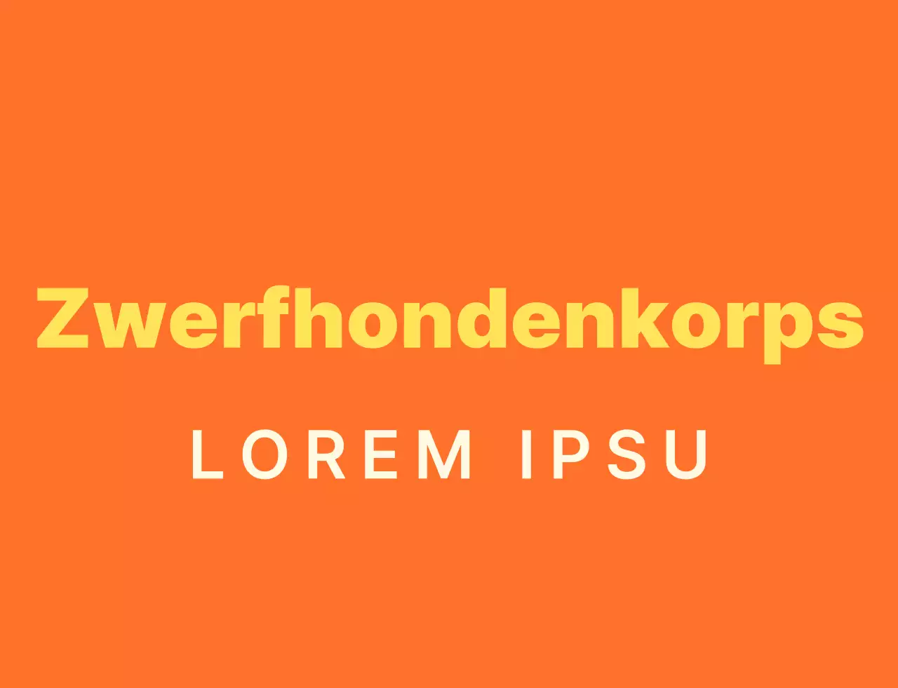 Eenvoudig hartvormig logo in oranje en felgeel Outreach-centrum organisatie