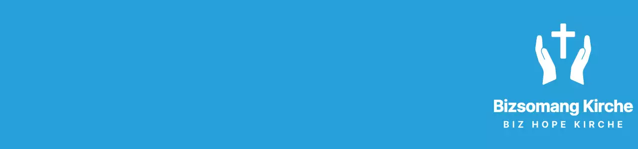 Einfache, saubere Symbol Logo Stil Kirche Winter Retreat Team T-Shirt in blau und weiß