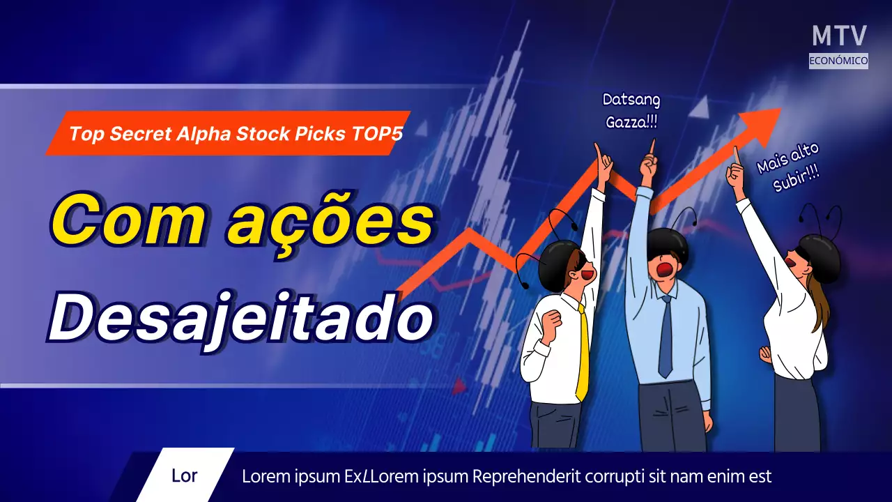 Miniatura do YouTube sobre investimento em acções com conceito de notícias