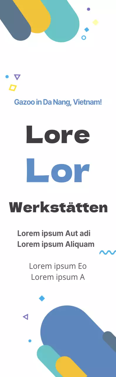 Ein sauberer und niedlicher Stil in Hellblau und Schwarz Workshop-Informationen für die zweite Jahreshälfte