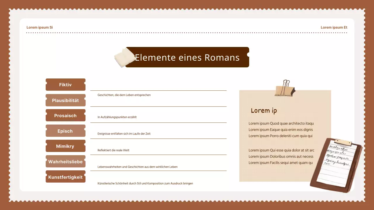 Brown Vintage Simple Stamps National Language Teaching Resources