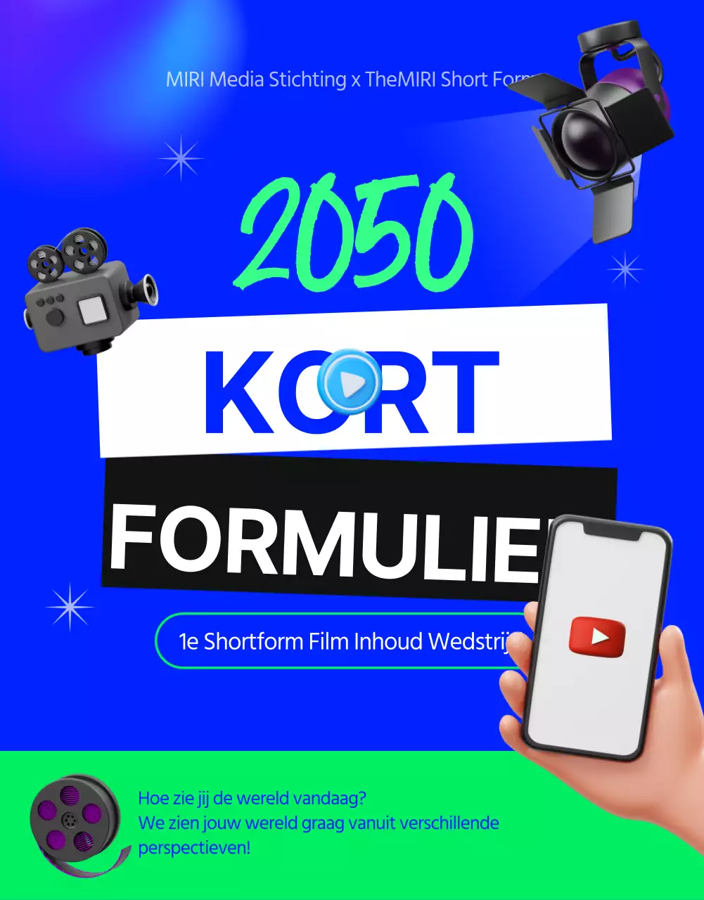 Kitscherig kort formulier voor wedstrijdaanvraag met blauwe achtergrond