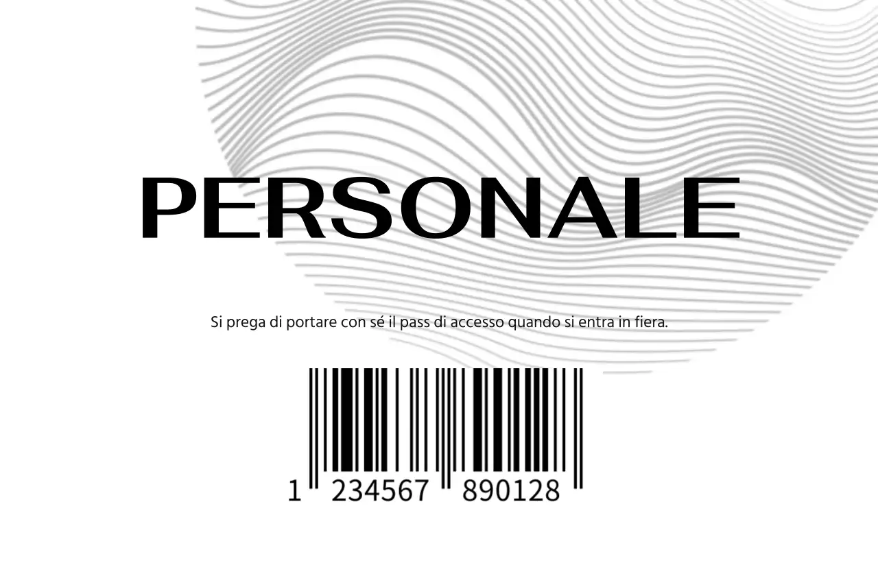 Organizzatori di eventi con un design incentrato su linee e forme