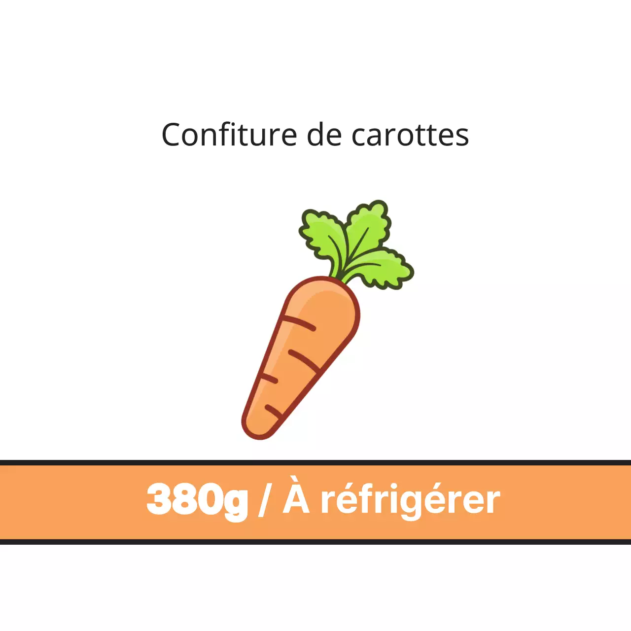 Confiture de carottes