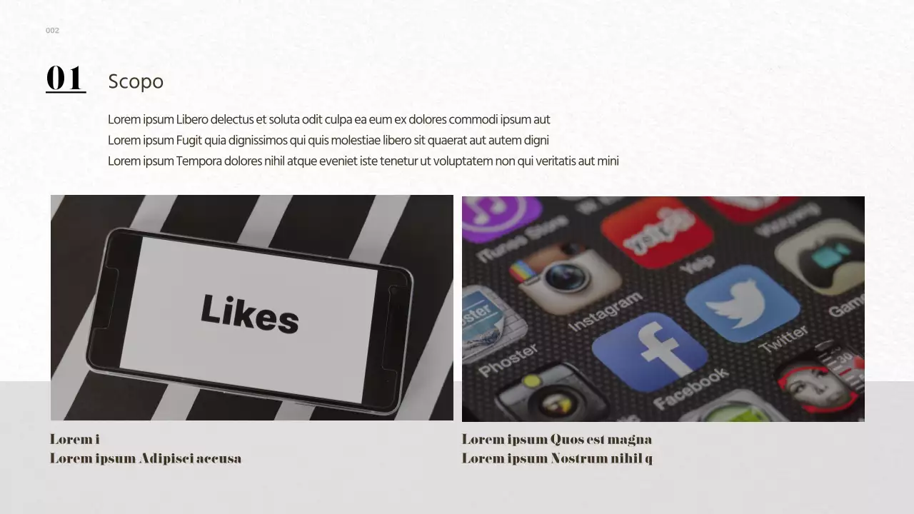 Proposta di un evento online per promuovere la famiglia di canali del marchio Grey