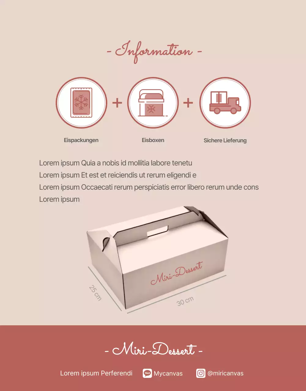 Moderne Macarons zum Weißen Tag in Rosa und Beige Product Brief