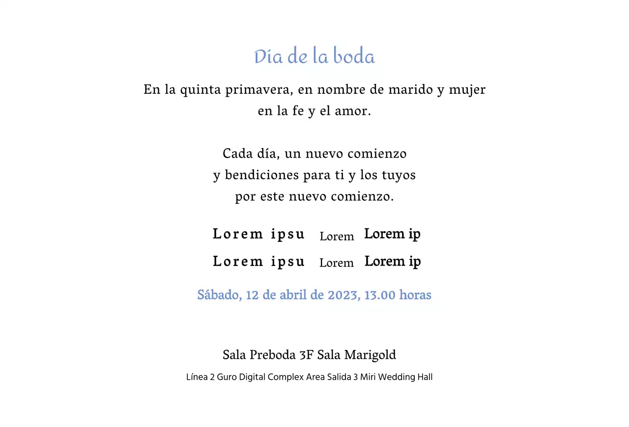 Invitaciones de boda en blanco y marcos sencillos