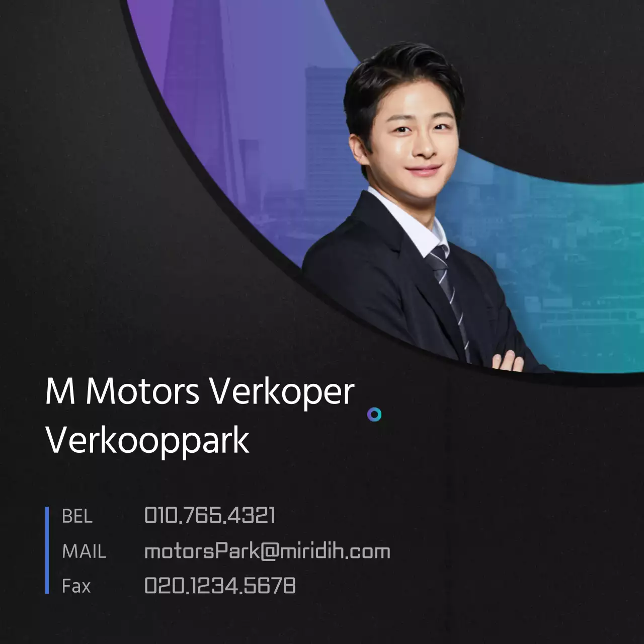 Verkoopprofielen in zwart en kleurverlopen