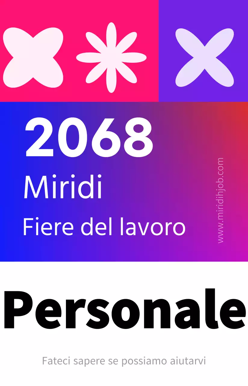 Schede del personale della fiera