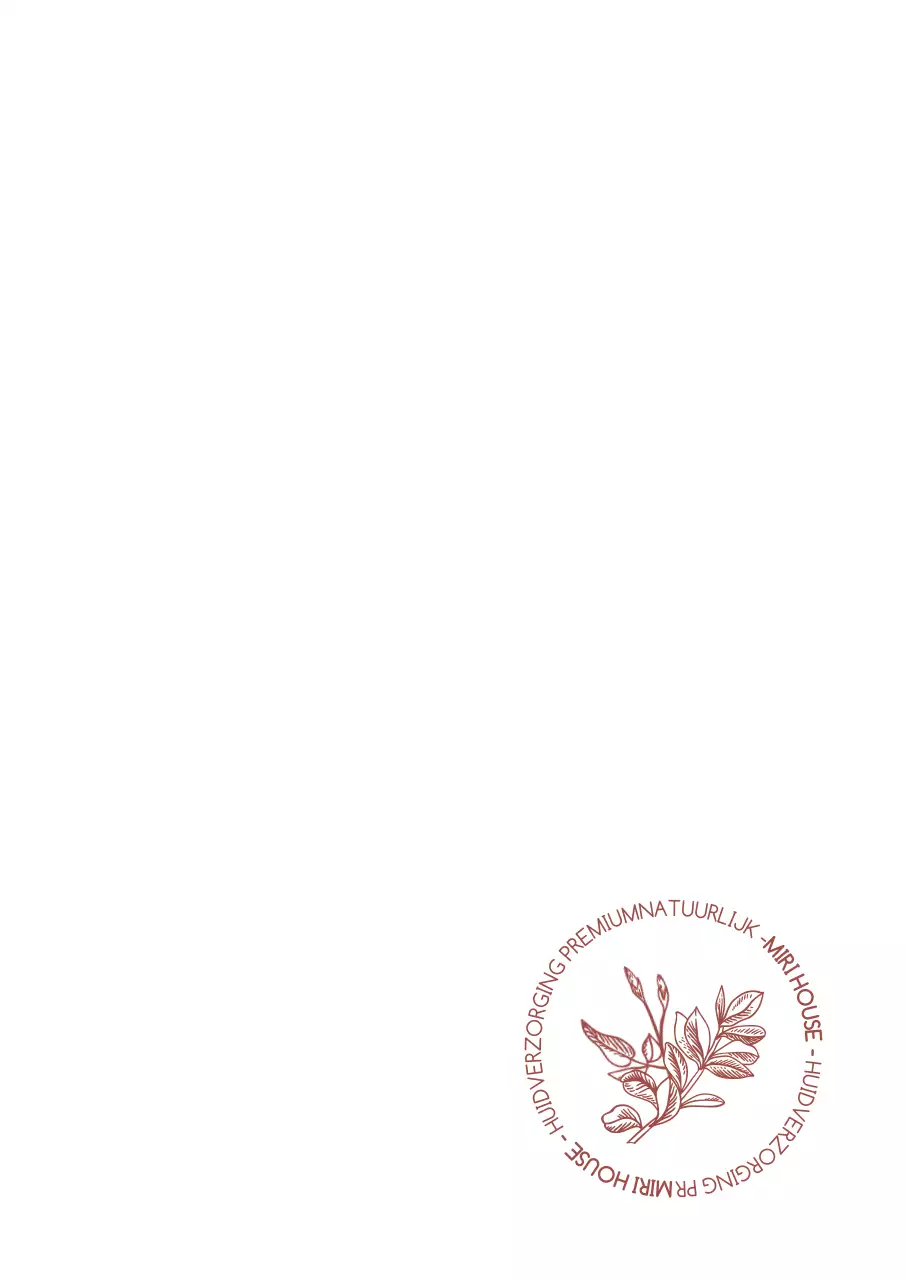 Donkerroze en witte eenvoudige moderne amberkleurige logostijl voor merchandise en promoties in de schoonheidsindustrie