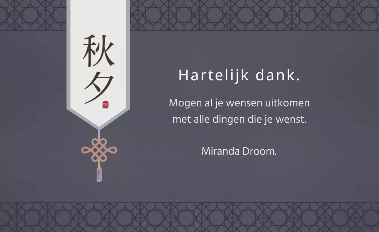 Luxe Thanksgiving-groeten in donkerpaars