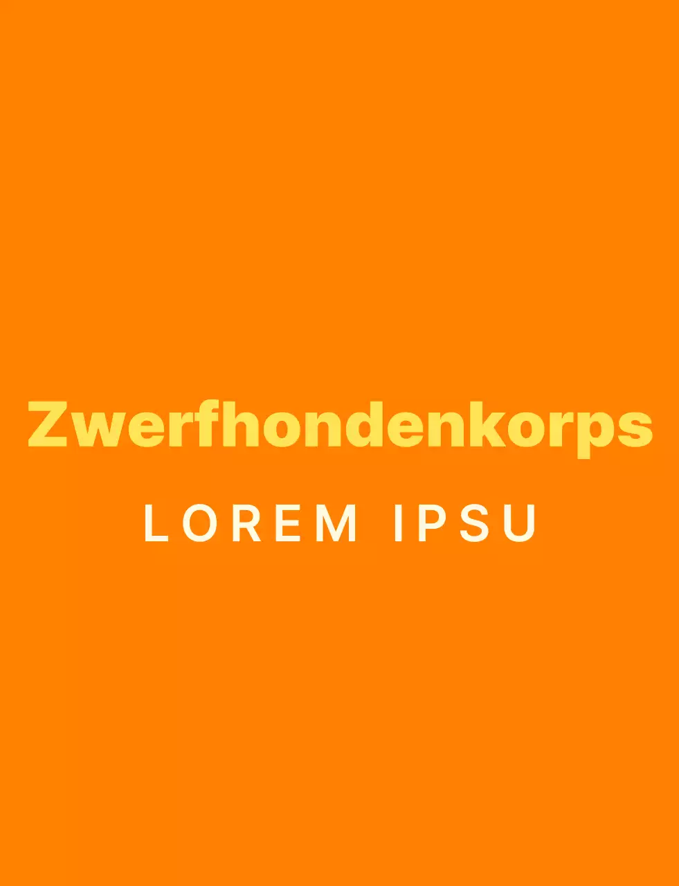 Eenvoudig hartvormig logo in oranje en felgeel Outreach-centrum organisatie