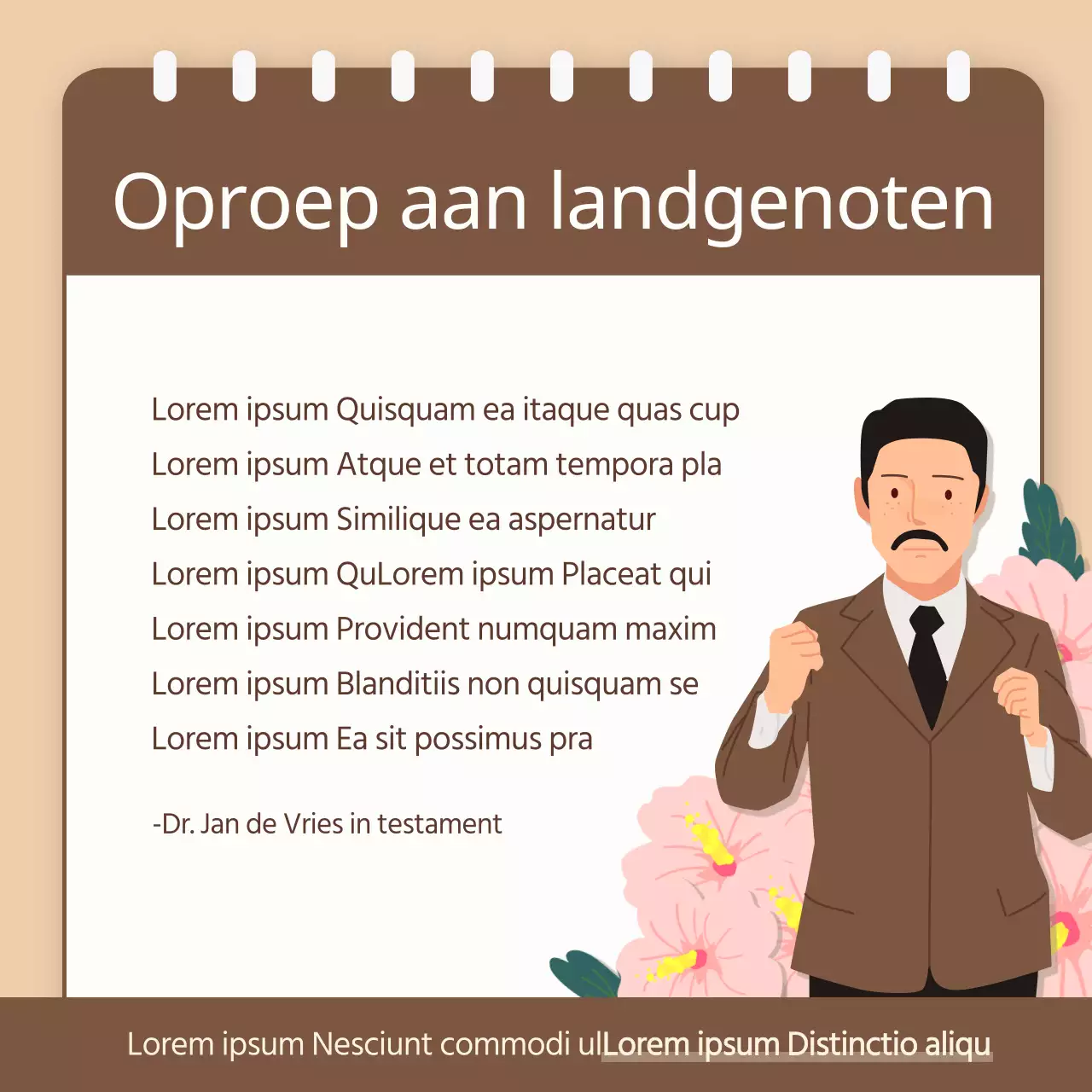 Kaart nieuws ter nagedachtenis aan dokter Ahn Jung-geun met bruine achtergrond