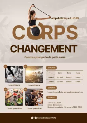 Promouvoir les camps de régime en beige et en marron