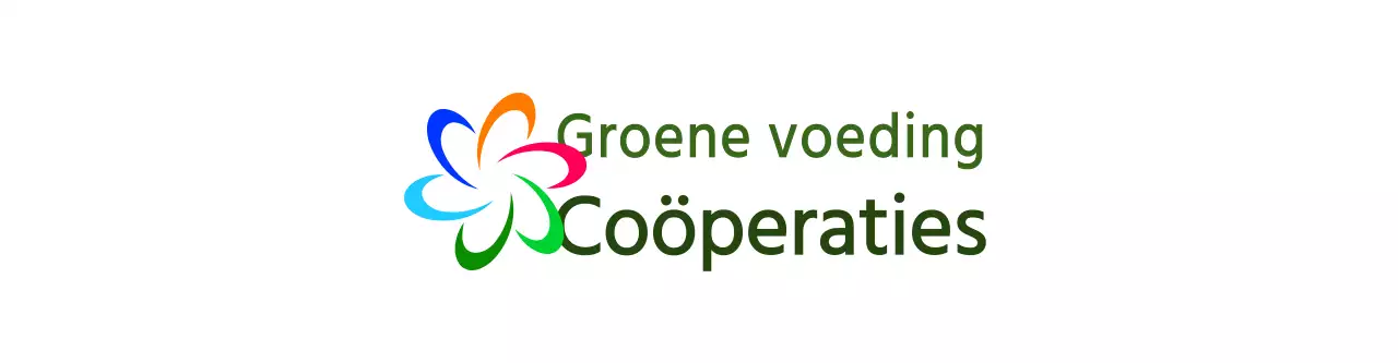 Moderne symbool- en tekstlogo's in kleurrijke combinaties Stijlvolle coöperatieve promotionele producten